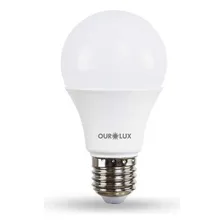 Kit 10 Lampadas Led Bulbo 9w Superled Ouro Biv 6500k Ourolux Luz Branco-frio 127/220V Foto mini 1