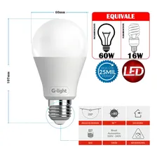 Kit 10 Lâmpadas Led G-light 9w Bulbo E27 6500k Branca Fria Foto mini 4