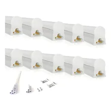 Kit 10 Led Tubular T5 120cm 20w C/calha Completa Luz Frio Foto mini 1