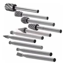 Kit 10 Limas Rotativas Tungstênio Gravação Micro Retifica Foto mini 3