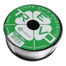 Kit 10 Linha Nylon Pedreiro 0,80mm X 100m Trevo Equipesca Cor Branco Foto mini  2