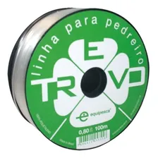 Kit 10 Linha Nylon Pedreiro 0,80mm X 100m Trevo Equipesca Cor Branco Foto  mini 1