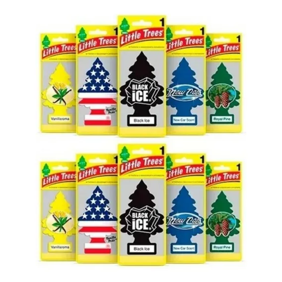 Kit 10 Littletrees Cheirinho Carro Aromatizante Foto 1