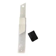 Kit 10 Lâminas Para Estilete Larga 18mm Profissional Afiadas Foto mini 2