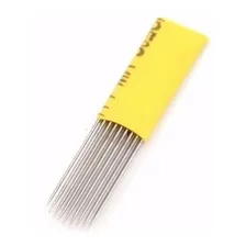 Kit 10 Lâminas Tebori Double Dupla Microblading Para Esfumar Foto mini 2