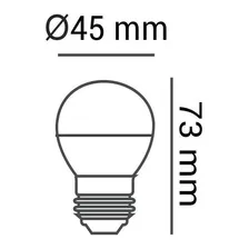 Kit 10 Lâmpada Bolinha 25w Incandescente 220V Foto mini 4