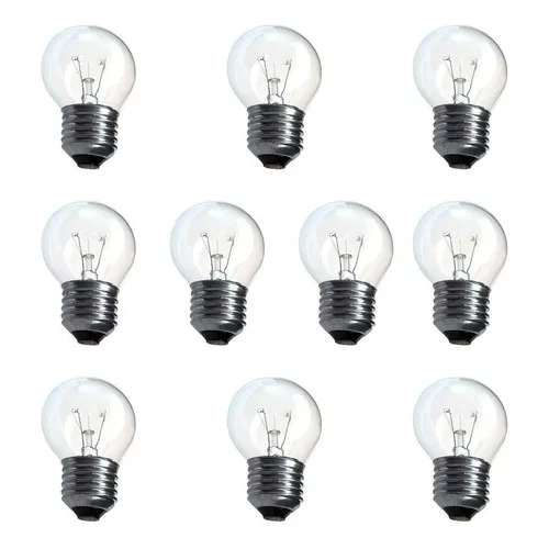 Kit 10 Lâmpada Bolinha 25w Incandescente 220V Foto 1