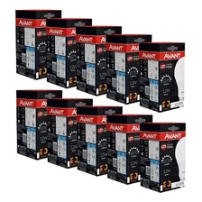 Kit 10 Lâmpada Bulbo 12w Branco Frio E27 Bivolt Avant Foto mini 1