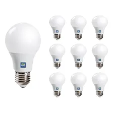 Kit 10 Lâmpada Bulbo Led 9w Amarela 3000k Bivolt Soquete E27 Foto mini 1