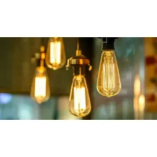 Kit 10 Lâmpada Filamento Led St64 4w 2200k Soquete E27 Foto mini 4