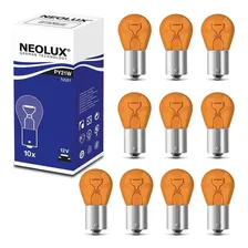 Kit 10 Lâmpada Halógena Neolux Standard Py21w 3200k Âmbar 12v Foto mini 2