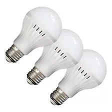 Kit 10 Lâmpada Led 10w Bulbo Soquete E27 Bivolt 6500k Luz Branco-frio 127/220v Foto mini 4