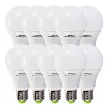 Kit 10 Lâmpada Led 12w 6500k Bivolt Luz Branca - Ourolux 110V/220V Foto mini 1