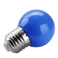 Kit 10 Lâmpada Led Bolinha Azul 1,5w 220v Base E27 Foto mini 2
