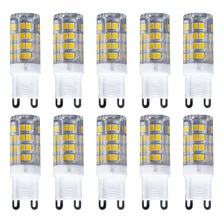 Kit 10 Lâmpada Led Halopim G9 Lustres E Pendentes 5w 6000k Cor Branco Quente (3000K) Foto mini 2