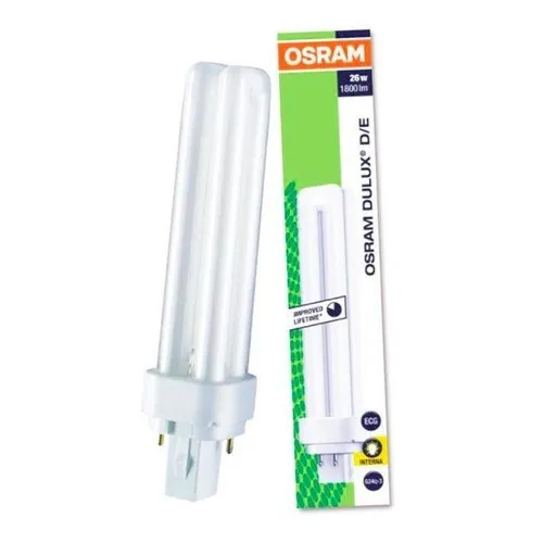Kit 10 Lâmpadas Fluor Dulux D 26w Branca 840 2 Pinos Osram Foto 1
