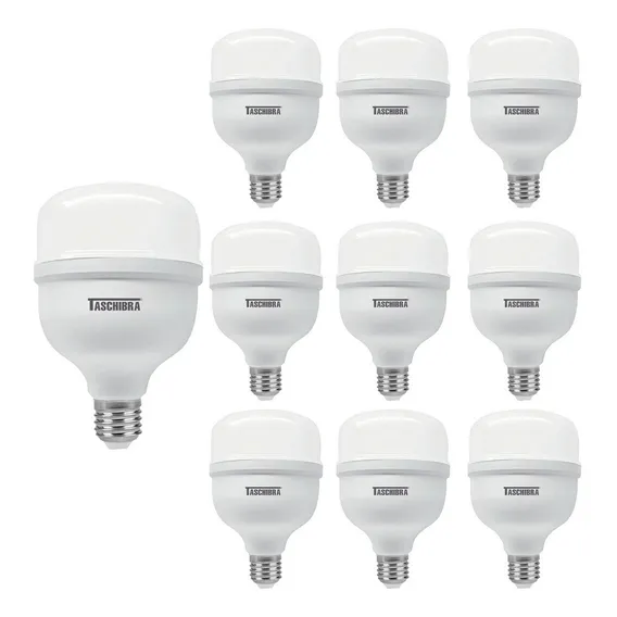 Kit 10 Lâmpadas High Led Tkl 30w Taschibra E27 Bivolt Foto 1