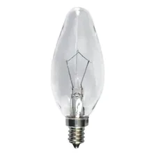 Kit 10 Lâmpadas Incandescente Vela Clara 40w 127v E12 Foto mini 2