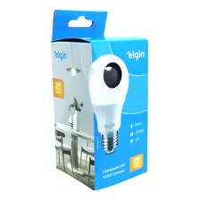 Kit 10 Lâmpadas Led 12w Bivolt 3000k Branca Morna Elgin Foto mini 1
