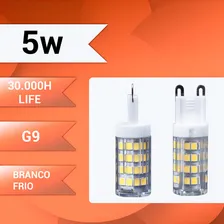 Kit 10 Lâmpadas Led G9 Halopim 5w Bivolt Luz Branco Frio Lumi Foto mini 3