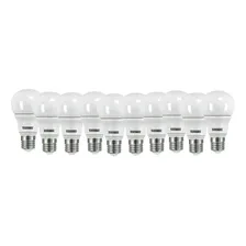 Kit 10 Lâmpadas Led Tkl 60 9w 6500k Branco Frio Taschibra Foto mini 1
