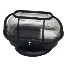Kit 10 Luminária Arandela Tipo Tartaruga P/ Parede Ext Pr Cor Preto 110V 220V (Bivolt) Foto  mini 1