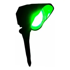 Kit 10 Luminaria Espeto Jardim 5w Verde Biv Prova Dagua Foxl Foto mini  3