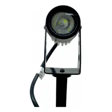 Kit 10 Luminaria Espeto Jardim Preto 6w Verde Prova Dagua Foto mini 4