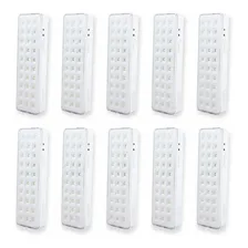 Kit 10 Luminária Luz De Emergência 30 Leds Lampada Segurimax Foto  mini 1