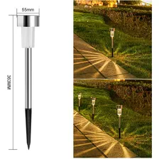 Kit 10 Luminária Luz Solar Balizador Espeto Para Jardim Foto mini  3