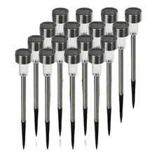 Kit 10 Luminária Luz Solar Balizador Espeto Para Jardim Foto  mini 1