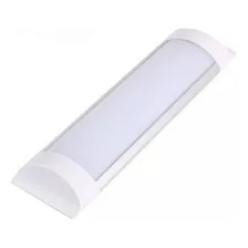 Kit 10 Luminária Sobrepor Led Slim 9w Branca 6500k 30cm Cor Branco Foto mini 1
