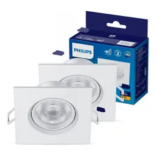 Kit 10 Luminárias 2700k Luz Amarela 90x90x40mm - Philips Foto  mini 1