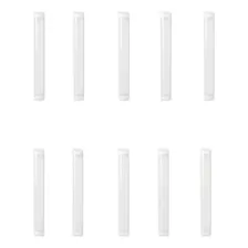Kit 10 Luminárias Led Slim Tubular Sobrepor Linear 72w 240cm Estrutura Branco-frio Foto  mini 1
