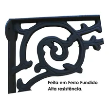 Kit 10 Mao Francesa Suporte Cantoneira 30x30 Ferro Fundido Foto mini  3