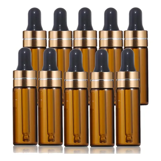 Kit 10 Mini Frasco Conta Gotas 5ml Foto 1