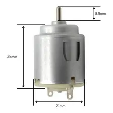 Kit 10 Mini Motor Dc Re-140ra-18100 1.5v-3v 21*25mm Mabuchi Foto mini 4