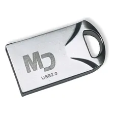 Kit 10 Mini Pendrive 8gb Atacado Masterdrive Platinum Origin Cor Preto/Prateado MD Foto mini  3