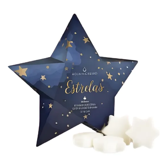 Kit 10 Mini Sabonetes Estrela Chá Branco Água De Cheiro Foto 1
