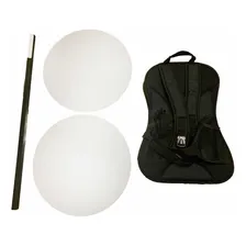 Kit 10 Mochilas Pirulito Com 2 Placas Com Sua Impressão Cor Preto Foto mini  2