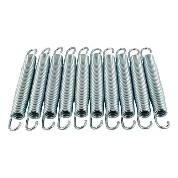 Kit 10 Molas 18 Cm P/ Cama Elástica 3,05 3,66 4,27 + Puxador Foto 1