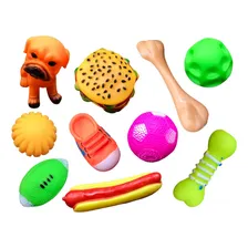Kit 10 Mordedor Pet Brinquedo De Borracha Para Cães Cachorro Foto mini 1