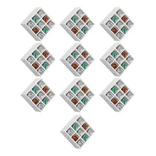 Kit 10 Nichos Porta Toalhas 09 L 40x40cm Branco - Gran Belo Foto  mini 1