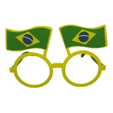 Kit 10 Óculos Brandeira Do Brasil Copa Do Mundo Foto  mini 1