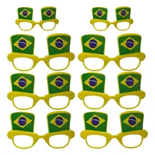 Kit 10 Óculos Do Brasil Cartola Copa Do Mundo Foto mini 1