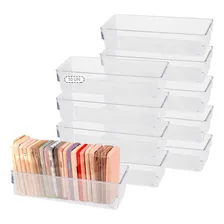 Kit 10 Organizador Geladeira/armário/cozinha Acrílico 23x8x5 Foto mini 4