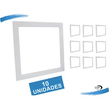 Kit 10 Painel Plafon 12w Led Quadrado Embutir Branco Frio 110V/220V Foto mini 1
