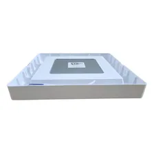 Kit 10 Painel Plafon De Led 18w Sobrepor Quadrado Branco Frio Mgc Bivolt Foto mini 3