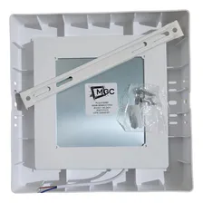 Kit 10 Painel Plafon De Led 18w Sobrepor Quadrado Branco Frio Mgc Bivolt Foto mini 2