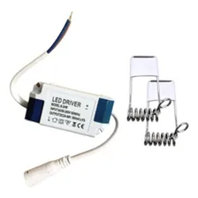 Kit 10 Painel Plafon Led 18w Quadrado Redondo Embutir Foto mini 4